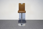 Barhocker höhenverstellbar in Lederoptik - Reoffice