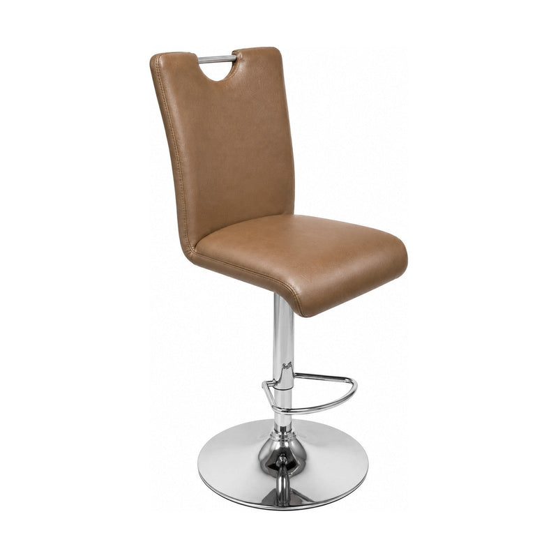 Barhocker Braun »Rialto«, gebraucht – Schrägansicht von links