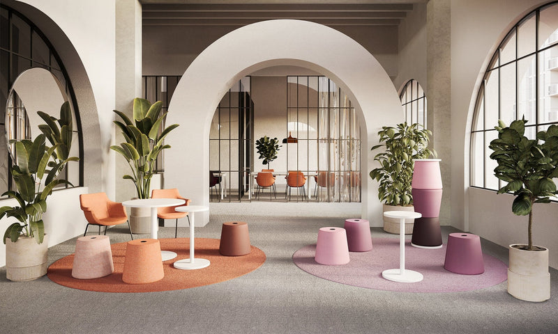 Sitzhocker Versi Pouf Set mit Tisch - Reoffice