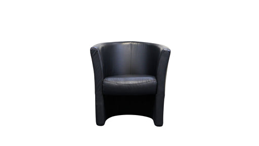 Loungesessel Leder Schwarz Couro - Reoffice