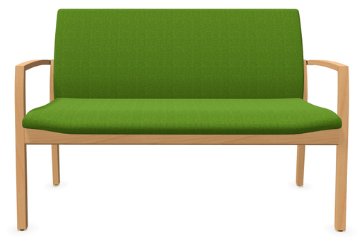 Kusch+Co Palato Sofa auf Holzgestell