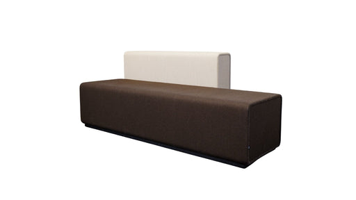 Loungeelement Braun Beige mit Rückenlehne Bene