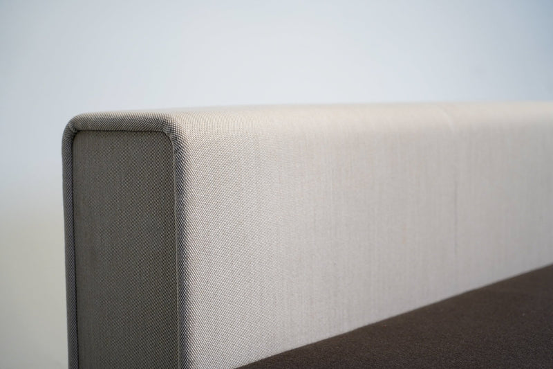 Loungeelement Braun Beige mit Rückenlehne Bene - Reoffice