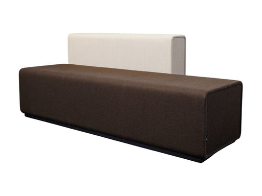 Loungeelement Braun Beige mit Rückenlehne Bene