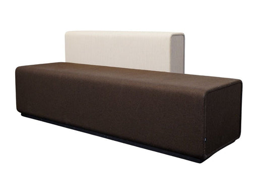 Loungeelement Braun Beige mit Rückenlehne Bene