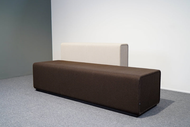 Loungeelement Braun Beige mit Rückenlehne Bene - Reoffice