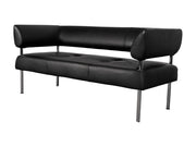 Loungesofa Schwarz Kunstleder Sitland - Reoffice