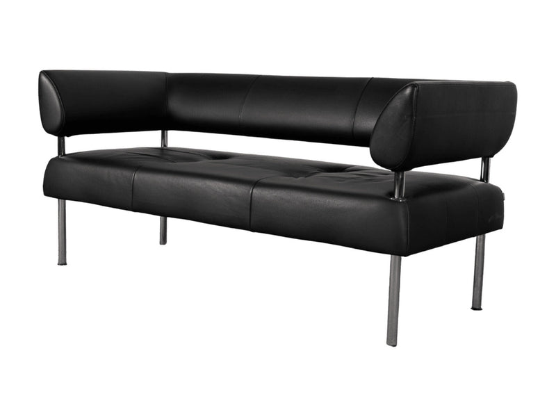 Loungesofa Schwarz Kunstleder Sitland - Reoffice