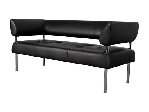 Loungesofa Schwarz Kunstleder Sitland
