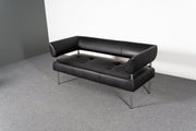 Loungesofa Schwarz Kunstleder Sitland - Reoffice