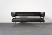 Loungesofa Schwarz Kunstleder Sitland - Reoffice