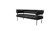 Loungesofa Schwarz Kunstleder Sitland - Reoffice