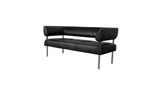 Loungesofa Schwarz Kunstleder Sitland