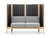 Loungesofa Velum mit Paneelen (Zweisitzer) - Reoffice