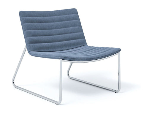Narbutas Vegas Lounge Chair mit verchromtem Gestell