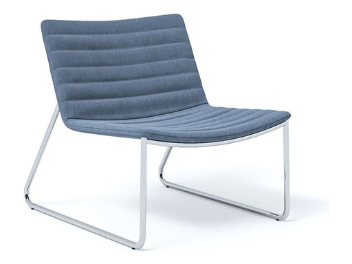 Narbutas Vegas Lounge Chair mit verchromtem Gestell