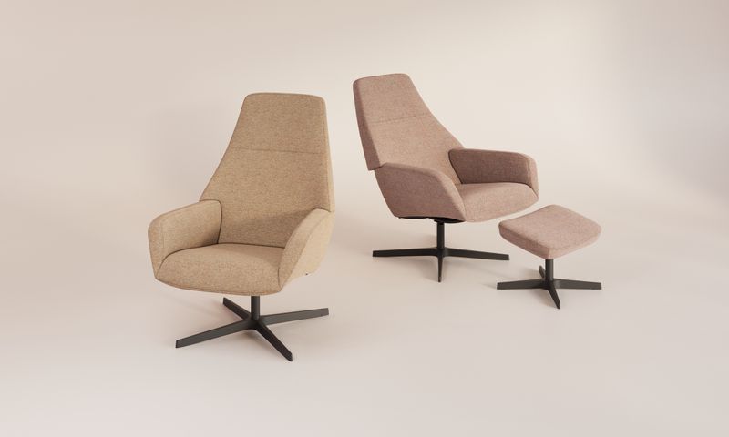Nowy Styl Barrique Loungesessel drehbar - Reoffice