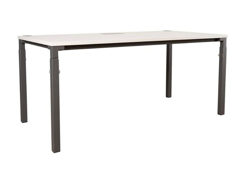 Manuell höhenverstellbarer Schreibtisch Steelcase Bianco - Reoffice