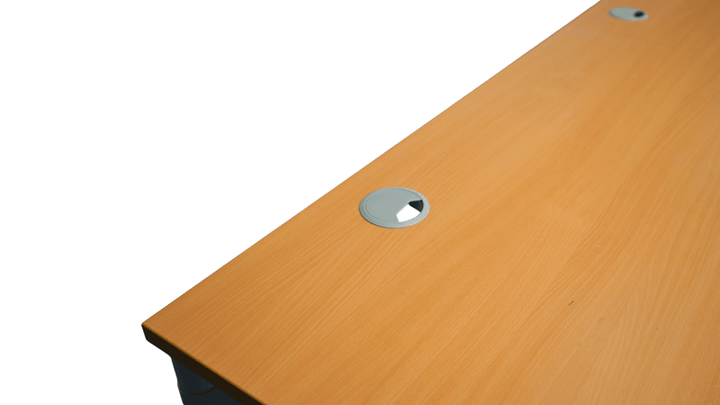 Hali Schreibtisch Buche mit Kabelkanal - Reoffice