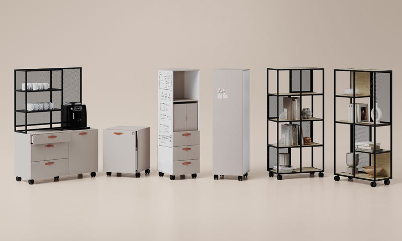 OFFA Metallregal von Nowy Styl - Reoffice