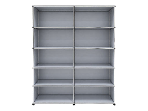 USM Haller Regal 2x5 – 10 Fächer – Lichtgrau – Designklassiker