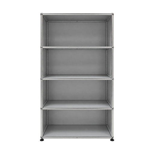 USM Haller Regal 4 Fächer – Grau – Original – 78 x 37 x 145 cm