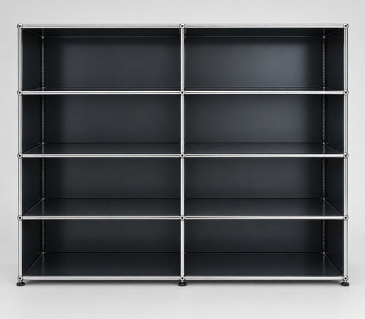 USM Haller Regal 8 Fächer – Schwarz – 152 cm – Original gebraucht