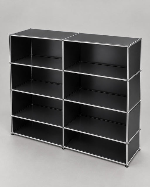 USM Haller Regal 8 Fächer – Schwarz – 152 cm – Original gebraucht