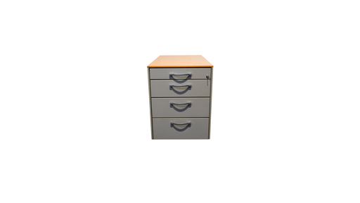 Hali „WoodFrame“ Rollcontainer in Buche - Reoffice
