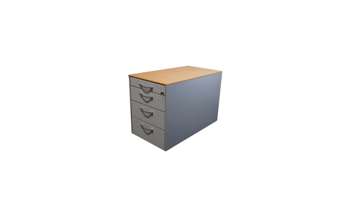 Hali „WoodFrame“ Rollcontainer in Buche - Reoffice