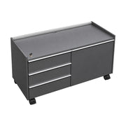 Rollcaddy Bene anthrazit – perspektivische Ansicht