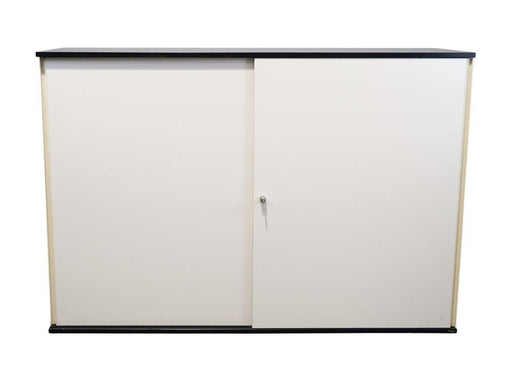 Schiebetürenschrank 3 OH Weiß Anthrazit Fenly Bene