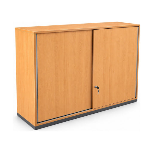 Schiebetürenschrank Hali – Buche, 160 × 44 × 115 cm, abschließbar, gebraucht