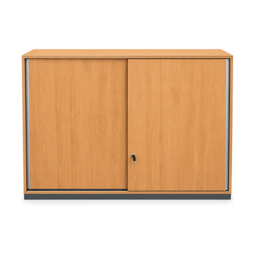 Schiebetürenschrank Hali – Buche, 160 × 44 × 115 cm, abschließbar, gebraucht