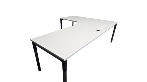 Neudörfler Ecktisch mit Kabelmanagement - Reoffice