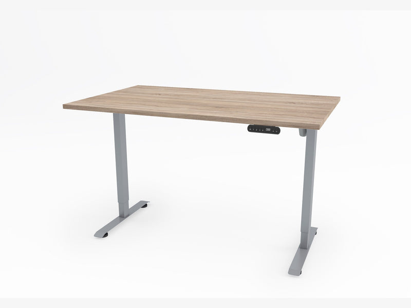 Yellow Dot Start – Platte Vicenza Eiche H3157 ST12, Gestell Aluminium RAL 9006