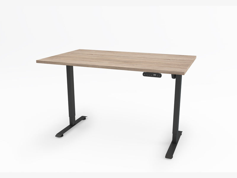 Yellow Dot Start – Platte Vicenza Eiche H3157 ST12, Gestell Schwarz RAL 9005