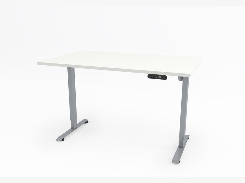 Yellow Dot Start – Platte Topweiss 0112 FH, Gestell Aluminium RAL 9006