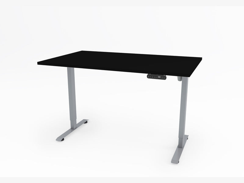 Yellow Dot Start – Platte Schwarz U999 ST7, Gestell Aluminium RAL 9006