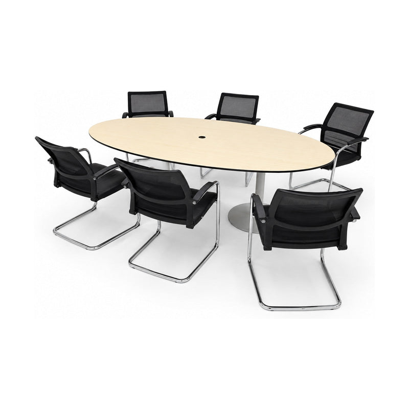 Konferenztisch-Set Sedus – Tischplatte mit Kabeldurchlass