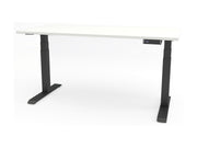 Yellow Dot Complete Desk Set (Joy) – Platte Topweiss 0112 FH, Gestell Schwarz