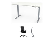 Yellow Dot Home Set – Platte Topweiss 0112 FH, Gestell Aluminium RAL 9006