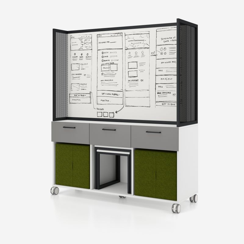 OFFA Triple Box Sideboard von Nowy Styl - Reoffice