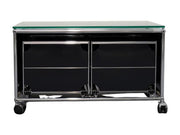 USM Haller Lowboard 2 Schubladen Schwarz - Reoffice