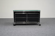 USM Haller Lowboard 2 Schubladen Schwarz - Reoffice