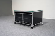 USM Haller Lowboard 2 Schubladen Schwarz - Reoffice