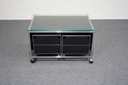 USM Haller Lowboard 2 Schubladen Schwarz - Reoffice