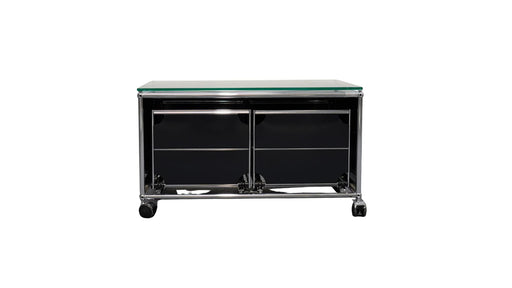 USM Haller Lowboard 2 Schubladen Schwarz
