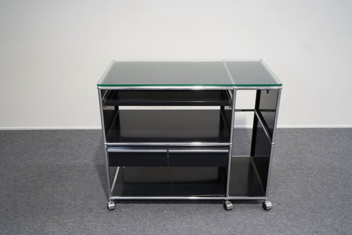 USM Haller Sideboard 2 Schubladen Schwarz