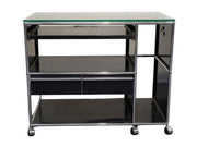 USM Haller Sideboard 2 Schubladen Schwarz - Reoffice